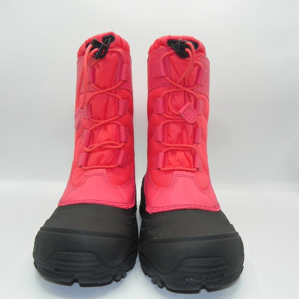 NORTHFACE PINK AND BLACK WATERPROOF SKI/SNOW BOOTS SZ 4